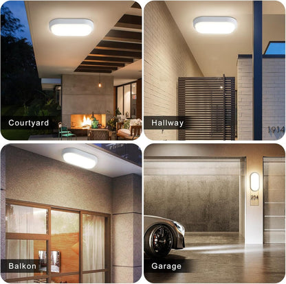 Oval Outdoor Moisture Proof Bulkhead LED Lamps Lights