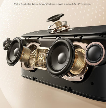 Anker Soundcore Motion X600 - 50W Surround Sound Waterproof Portable Bluetooth Speaker with Spatial Audio