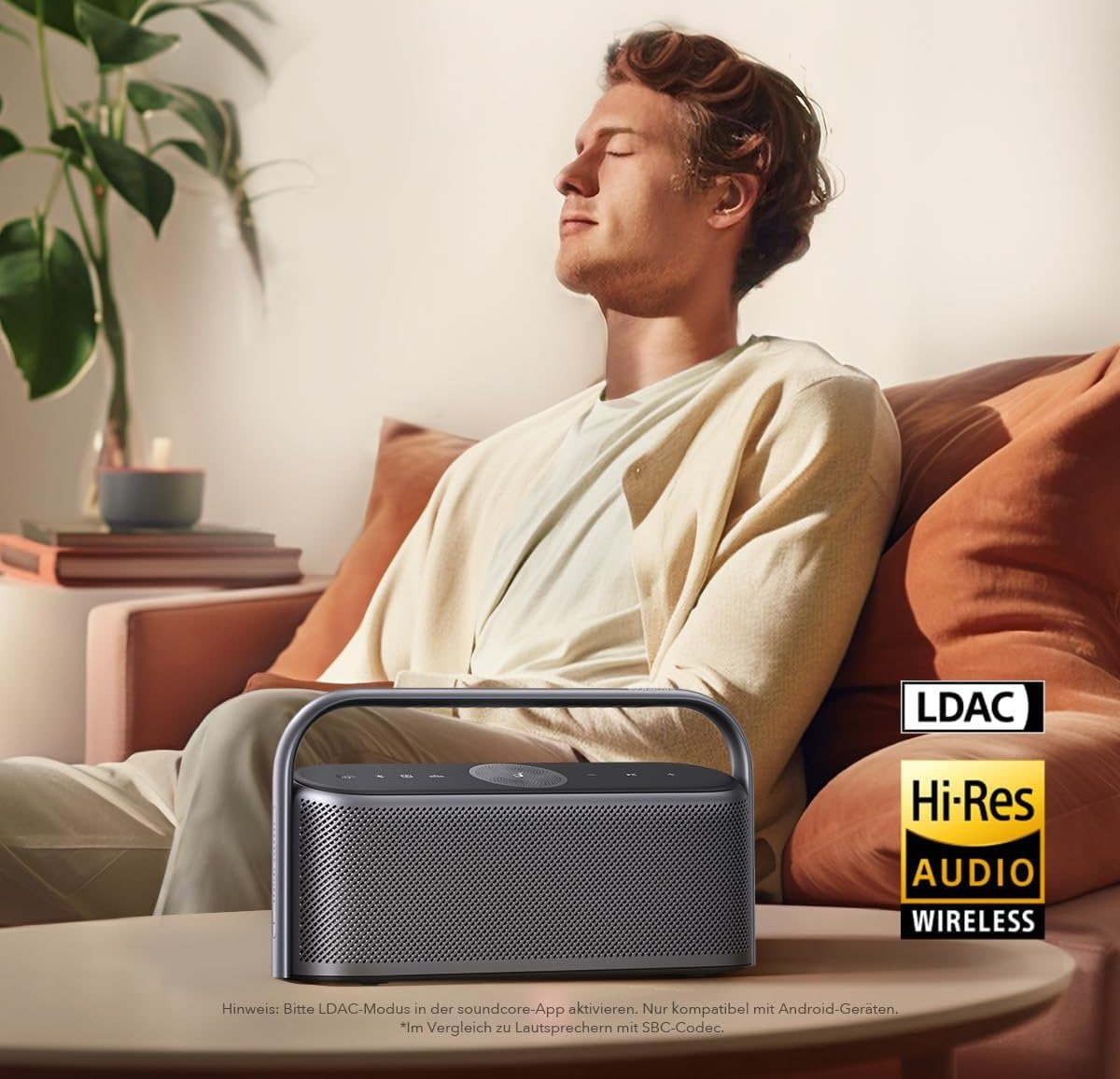 Anker Soundcore Motion X600 - 50W Surround Sound Waterproof Portable Bluetooth Speaker with Spatial Audio