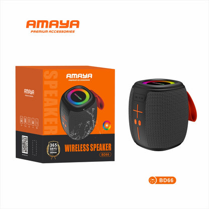 Amaya BD66 Powerful Bass Portable Wireless Bluetooth Speaker