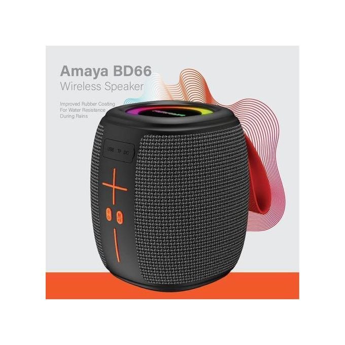 Amaya BD66 Powerful Bass Portable Wireless Bluetooth Speaker