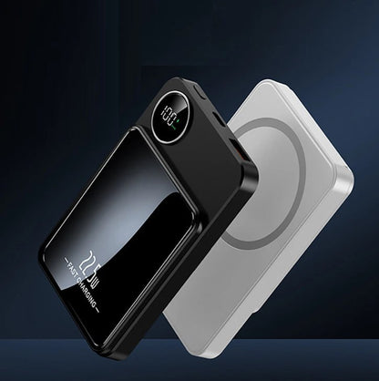 Magnetic 10000mAh 15W Power Bank Wireless Fast Charger External Portable Battery