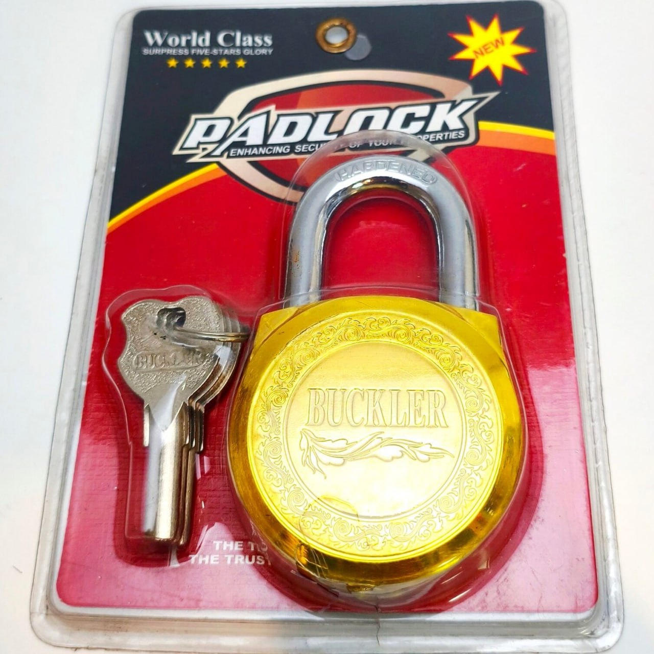 Mindy Lock Indoor & Outdoor Zinc Alloy 70mm Padlock With Keys
