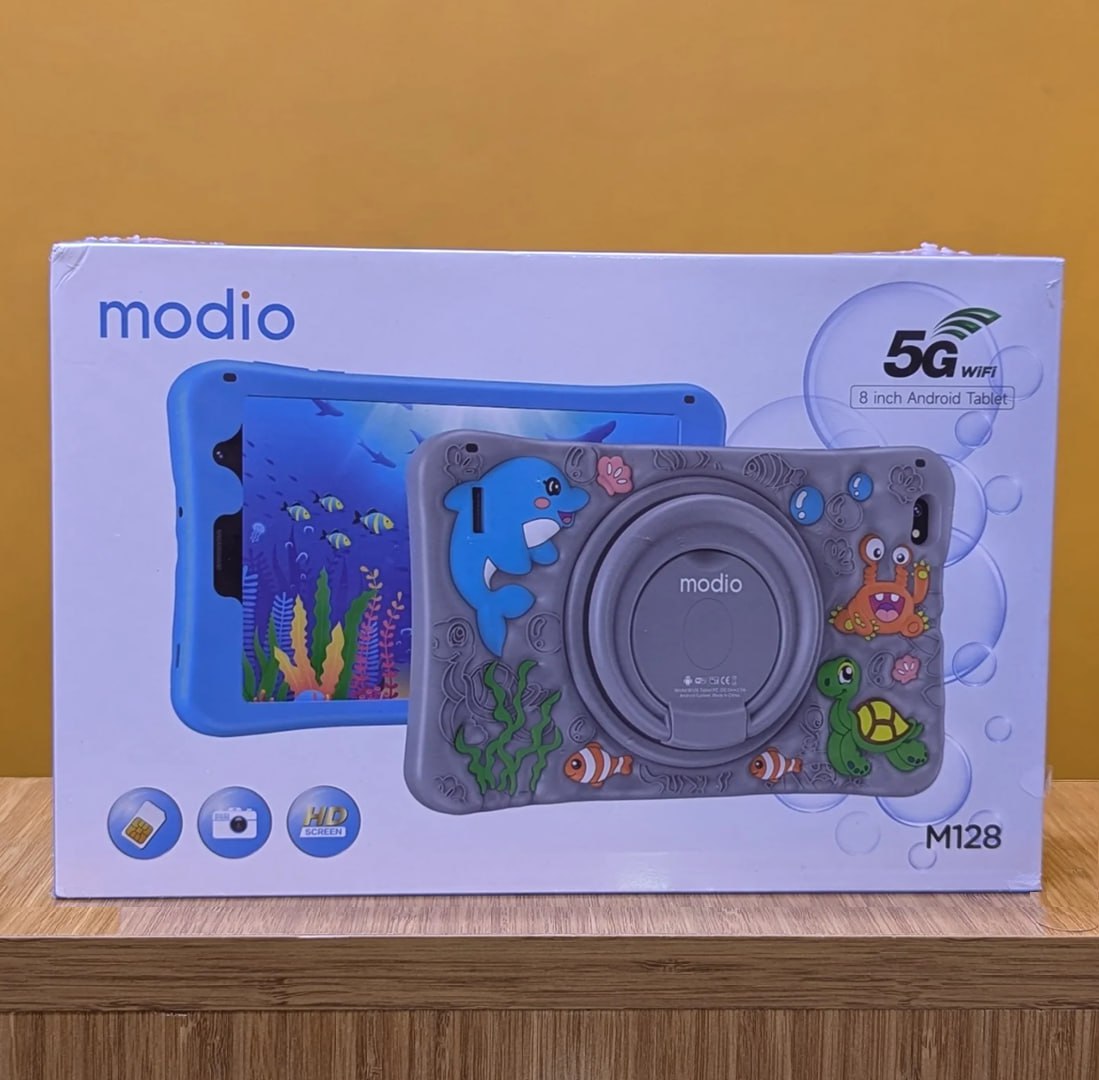 Modio M128 – Ram 6GB Storage 256GB Kids Android Tablet Screen Size 8