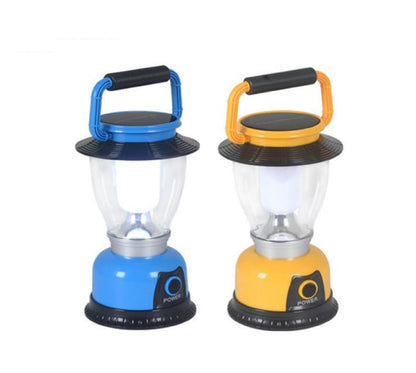Solar Rechargeable Camping Lamp Lantern With LED