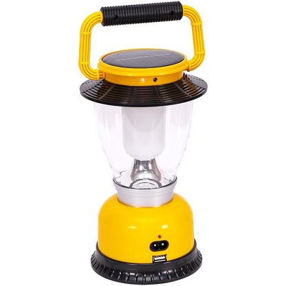 Solar Rechargeable Camping Lamp Lantern With LED