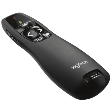 Logitech R400 Laser Presentation Remote For Basic Slide Navigation Pointer