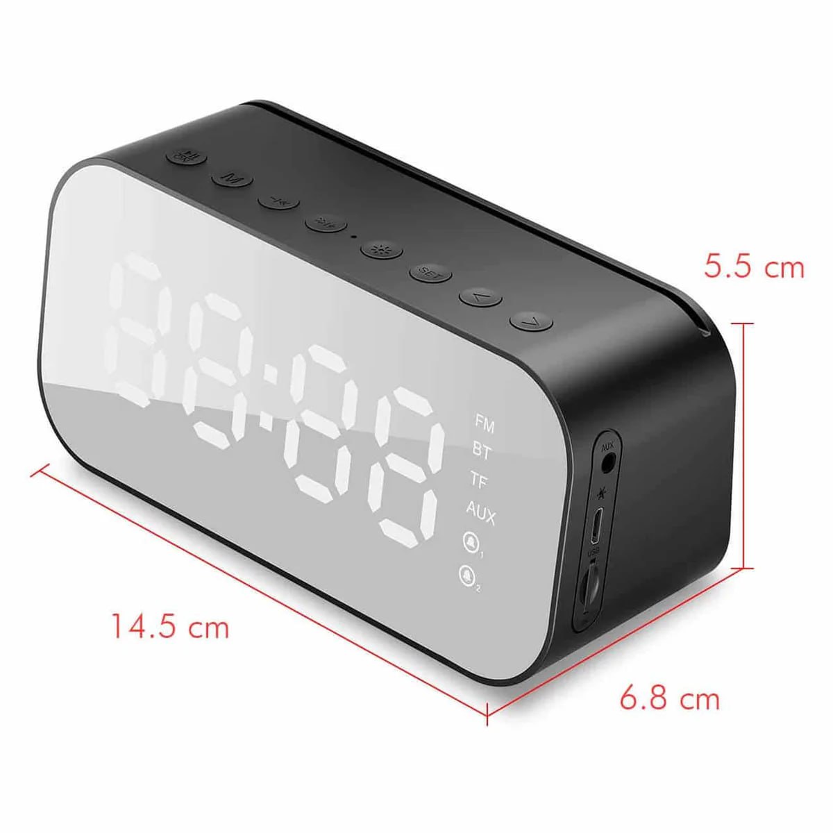 Havit Speaker Bluetooth With Clock M3 Black