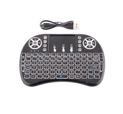 Wireless Mini Keyboard With Mouse Touchpad & Back-light For Android Box, Smart TV & Laptop