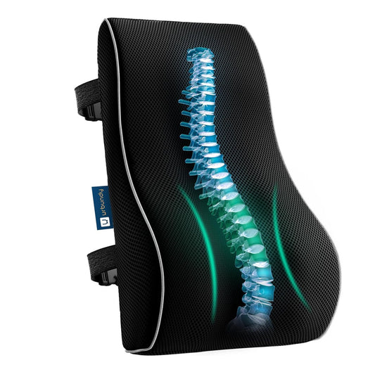 Lumbar Support Pillow for Office Chair with Strap