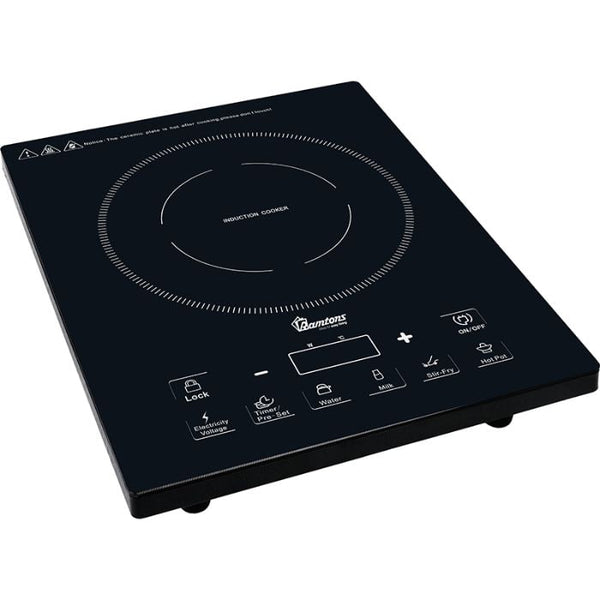 Ramtons Single Plate Induction Cooker + Free Non Stick 24 CM Pan