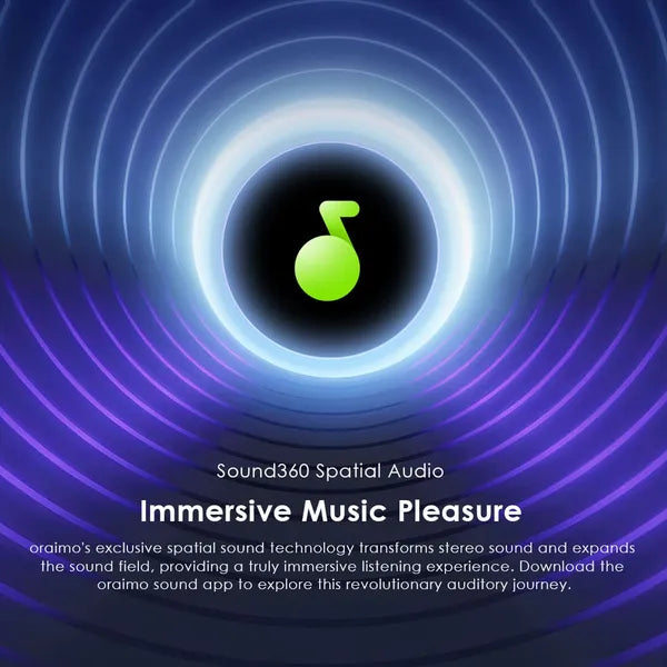 oraimo SpaceBuds Z ANC True Wireless Earbuds with Spatial Audio