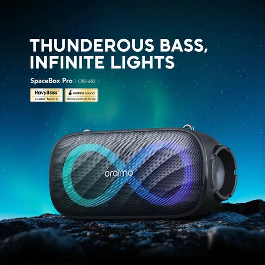oraimo SpaceBox Pro 80W Karaoke - Support Wireless Speaker