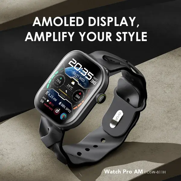 Oraimo Watch Pro AM OSW-811H 1.85″ AMOLED IP68 Smart Watch