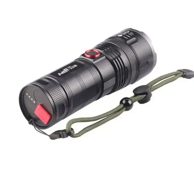 8 LED hand Powerful flashlight USB telescopic zoom 150W Can Charge a Phone