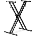High Quality Heavy Duty Piano / Keyboard Stand With Locking Stands Double X Shape