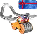 Elbow Support Ab Wheel Enhancing Abdominal Core Strength Kit Roller for Home or Gym with Elbow and mat