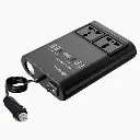 150W Car Inverter: Switchable Power with 4 USB, 2 Type-C Ports, and Dual 220V Outlets for Optimal Car Charging Convenience