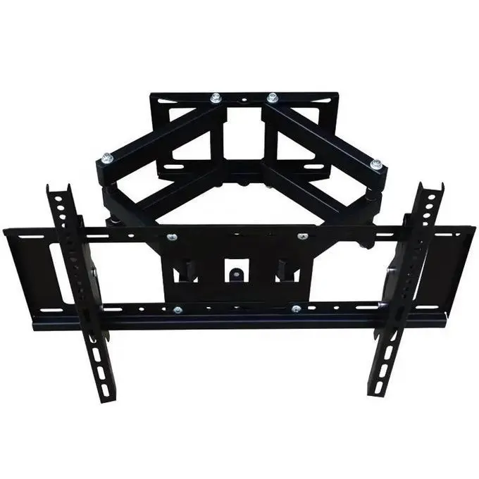 Double Arm Wall Bracket Full Motion Swivel Heavy Duty TV Wall Mount Bracket Supports 32″ to 85″ TV