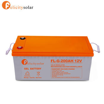 Felicity 12Volts Solar Deep Cycle GEL Battery For Solar System (1 Year Manufacture Warranty)