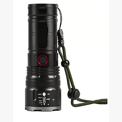 [PID000007] 8 LED hand Powerful flashlight USB telescopic zoom 150W Can Charge a Phone