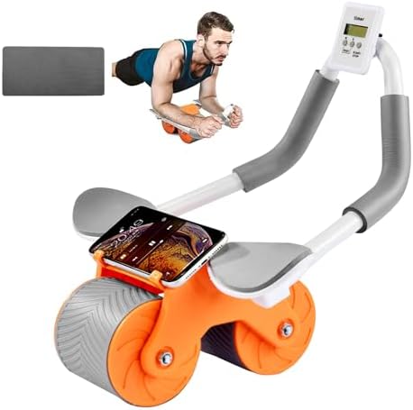 [PID000030] Elbow Support Ab Wheel Enhancing Abdominal Core Strength Kit Roller for Home or Gym with Elbow and mat