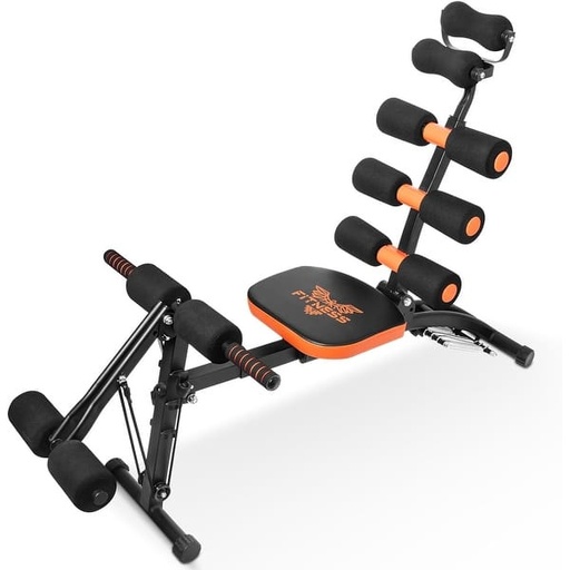 [PID000046] 7 In 1 ABS Fitness Machine With Bike Pedals - Home Gym Fitness Bench