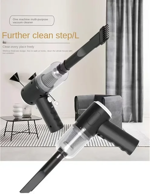 [PID000072] 2-In-1 Portable Small Vacuum Cleaner Wet and Dry Dual-Use Multi-Purpose Home Handheld Car Vacuum Cleaner Cleaning Tool