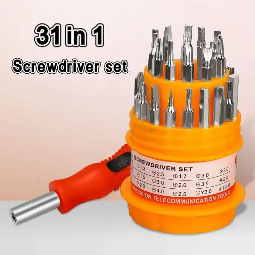 [PID000107] Magnetic Precision Screwdriver Tool Set - 31 In 1